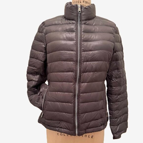 Calvin Klein Jackets & Blazers - Calvin Klein Packable Fitted Puffer Jacket, Steel Grey